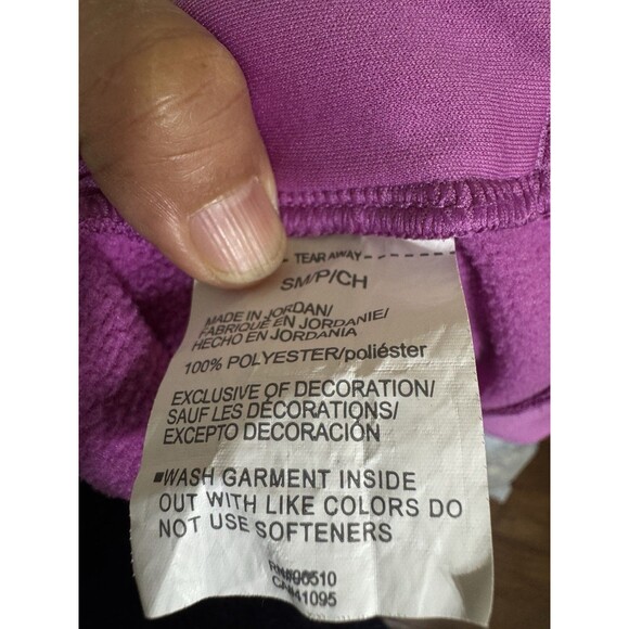 Under Armour ColdGear Unisex Hoodie Activewear Casual Pink Loose Pullover size S - Picture 4 of 4